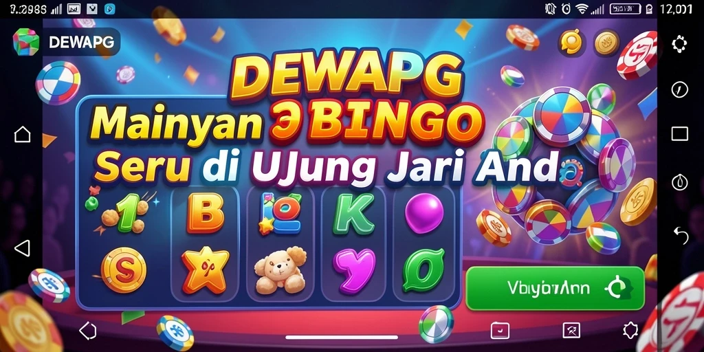 Screenshot gameplay DEWAPG menunjukkan suasana seru permainan Bingo.