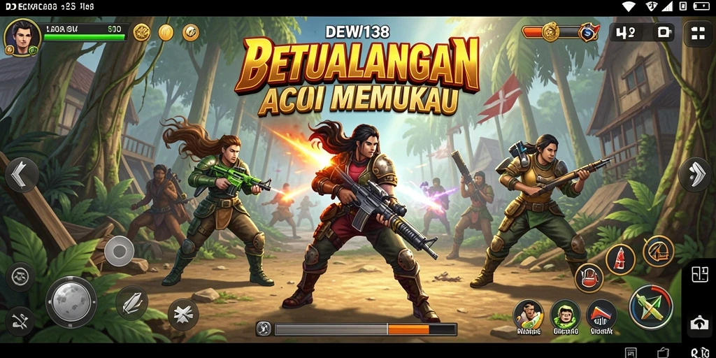 Tangkapan layar DEWI138 menunjukkan aksi seru dalam pertarungan.