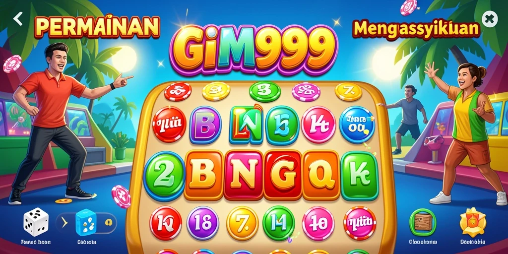 Screenshot gameplay GIM999 yang menunjukkan keseruan bermain Bingo.