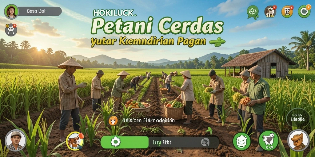 Gameplay HOKILUCK yang menarik dan penuh tantangan dalam bertani.