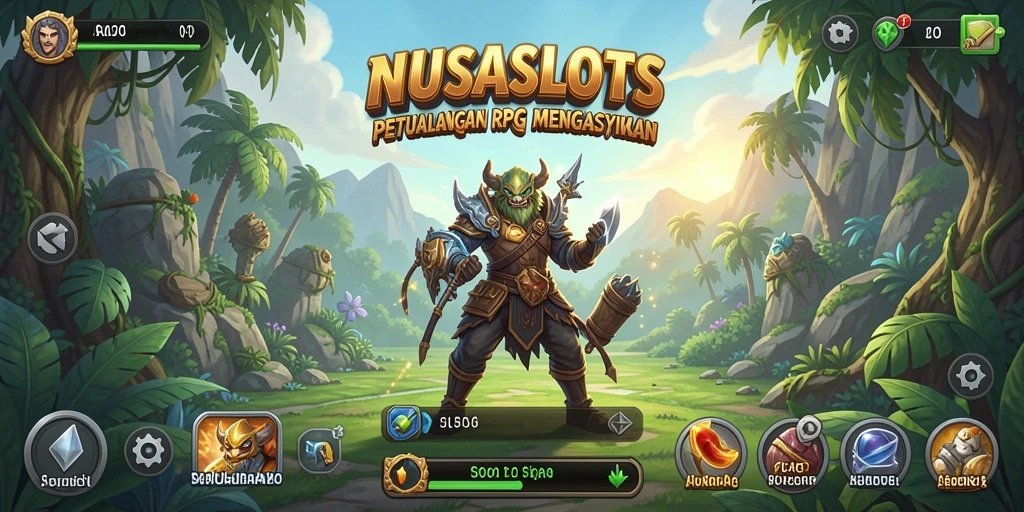 Screenshot gameplay NUSASLOTS menunjukkan aksi pertarungan yang dinamis.