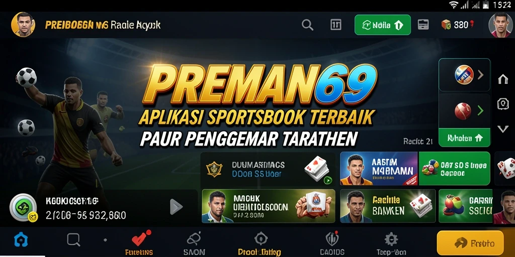 Tampilan gameplay PREMAN69 yang menarik dan interaktif dalam taruhan olahraga.
