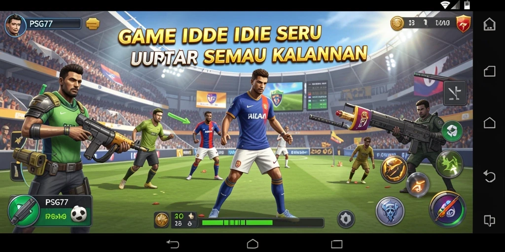 Tampilan gameplay PSG77 yang menarik dengan elemen Idle yang menyenangkan.