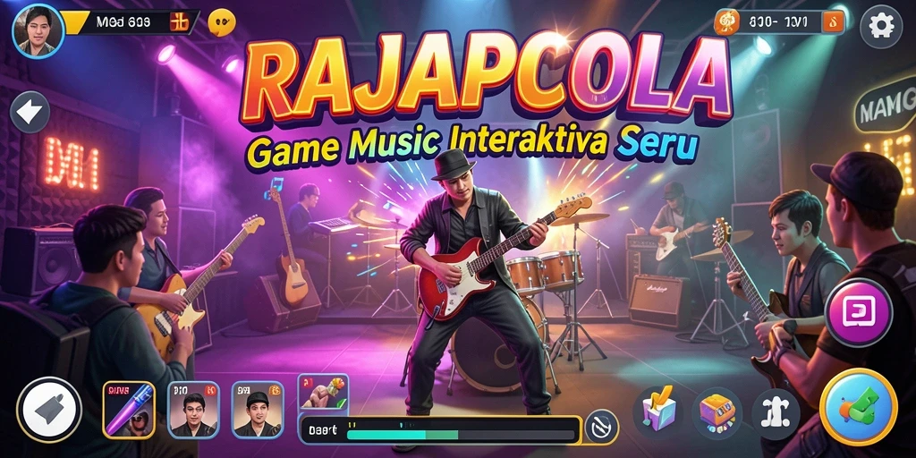 Tampilan gameplay RAJAPOLA yang menyenangkan dan interaktif.