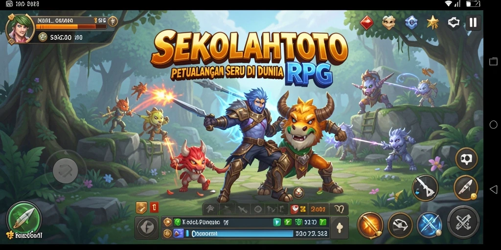 Tampilan gameplay menarik dengan petualangan RPG yang menantang.