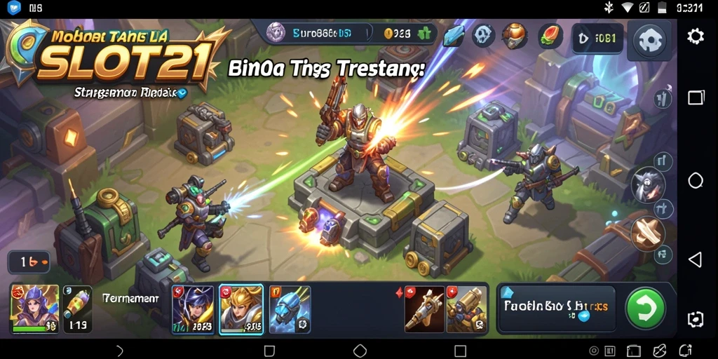 Tangkapan layar menampilkan aksi mendebarkan dalam SLOT21, strategi yang penuh tantangan.