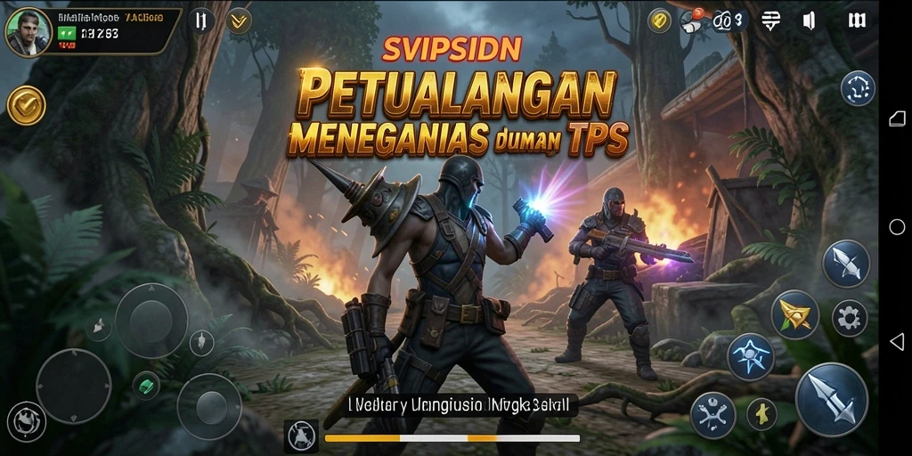 Tampilan seru dari gameplay menegangkan di SVIPSIDN.