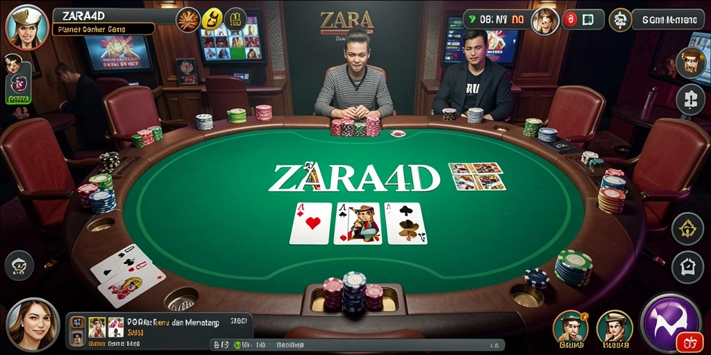 Gameplay ZARA4D yang seru dan menantang di dunia Poker.